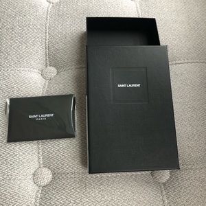 Saint Laurent wallet box